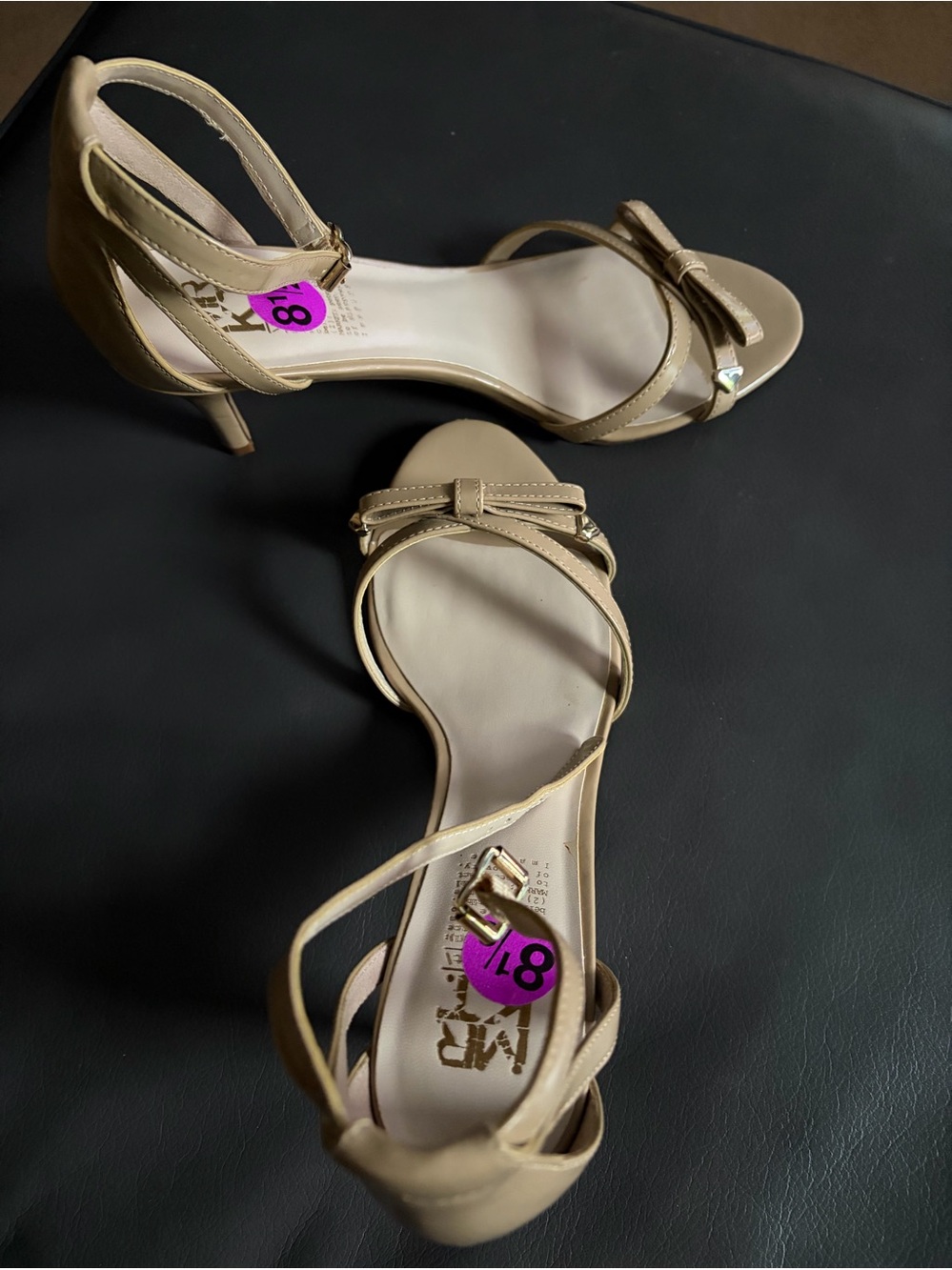 MRKT patent dress sandals size 8.5